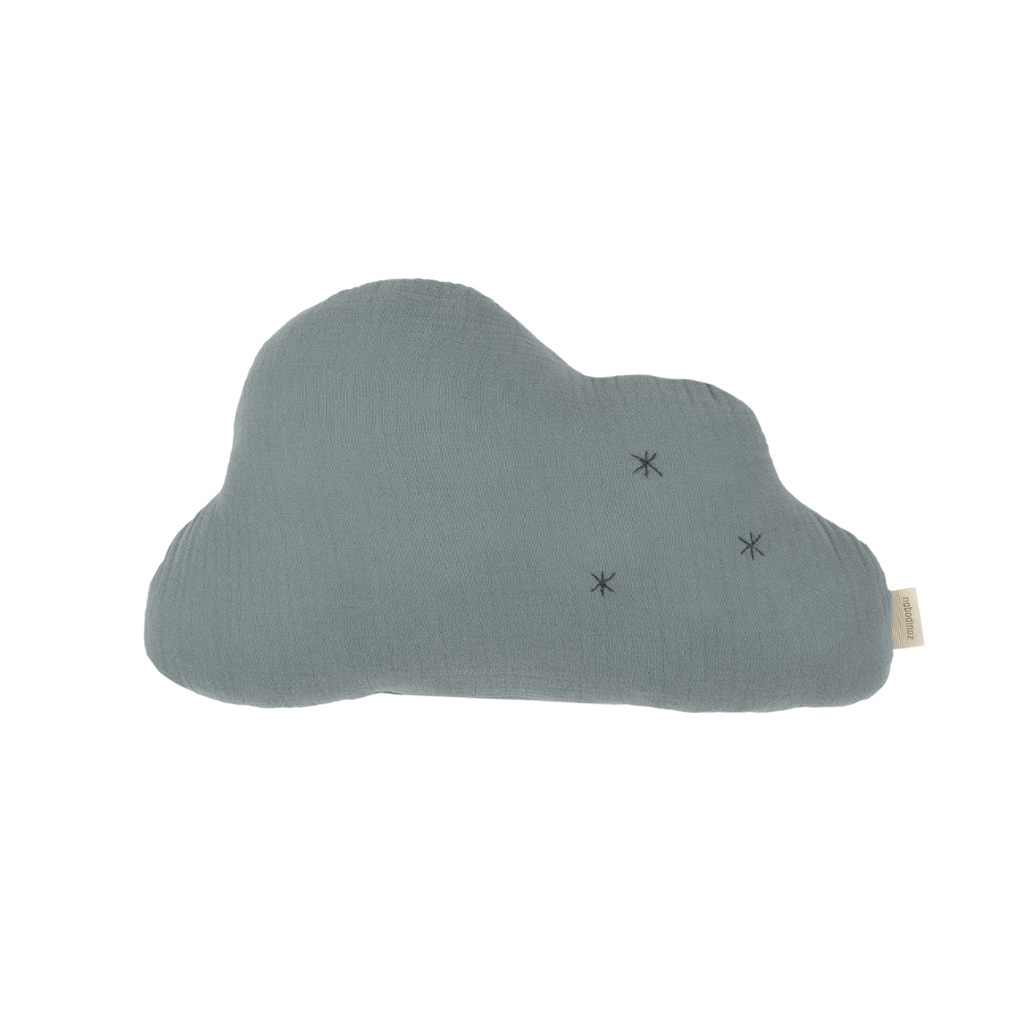 Nobodinoz Wabi Sabi Cloud cushion 37x25cm | Azure