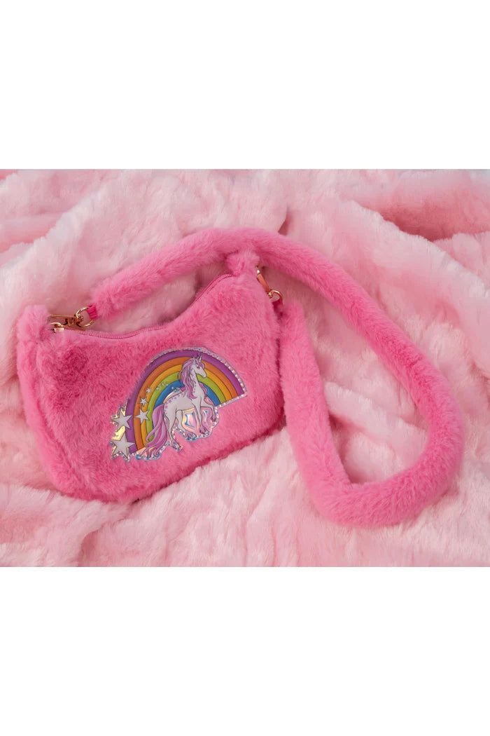 Great Pretenders Rainbow Cuddle Crossbody Bag | Pink