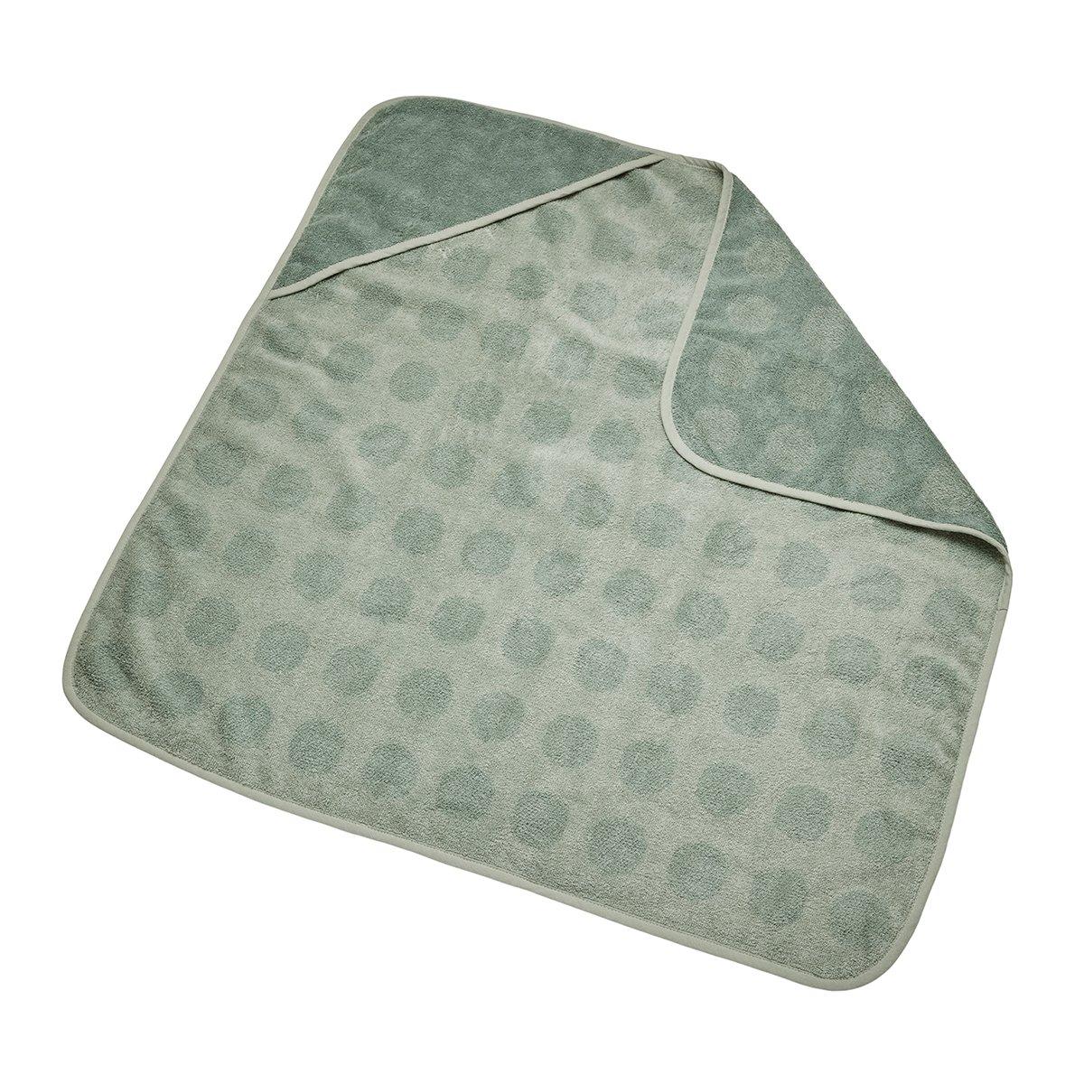 Leander Hoodie Bathcape Organic | Sage Green
