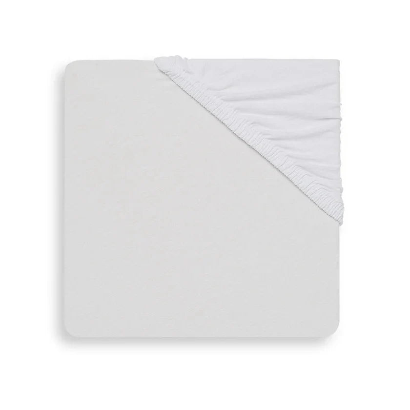 Jollein Jersey Fitted Sheet 40/50x80/90cm | White