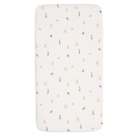 Jollein Fitted Sheet Jersey 40/50x80/90cm Jungle Jambo