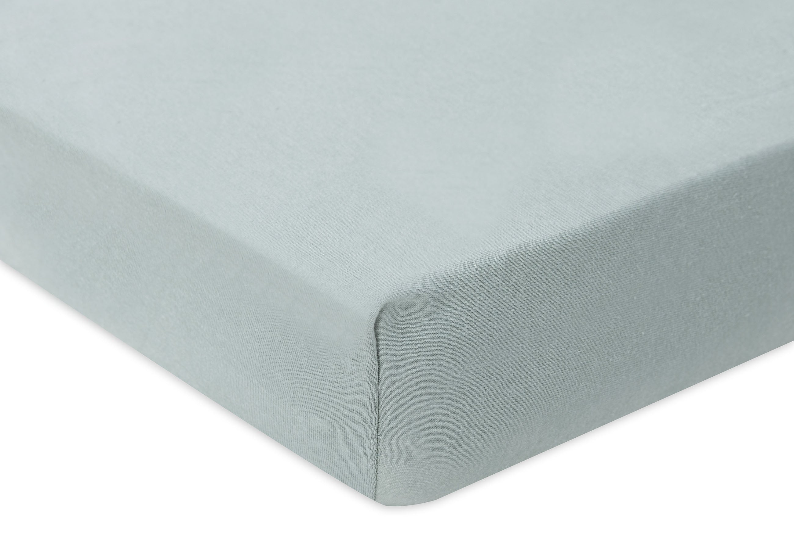 Jollein Fitted Sheet Jersey 40/50x80/90cm Sea Green