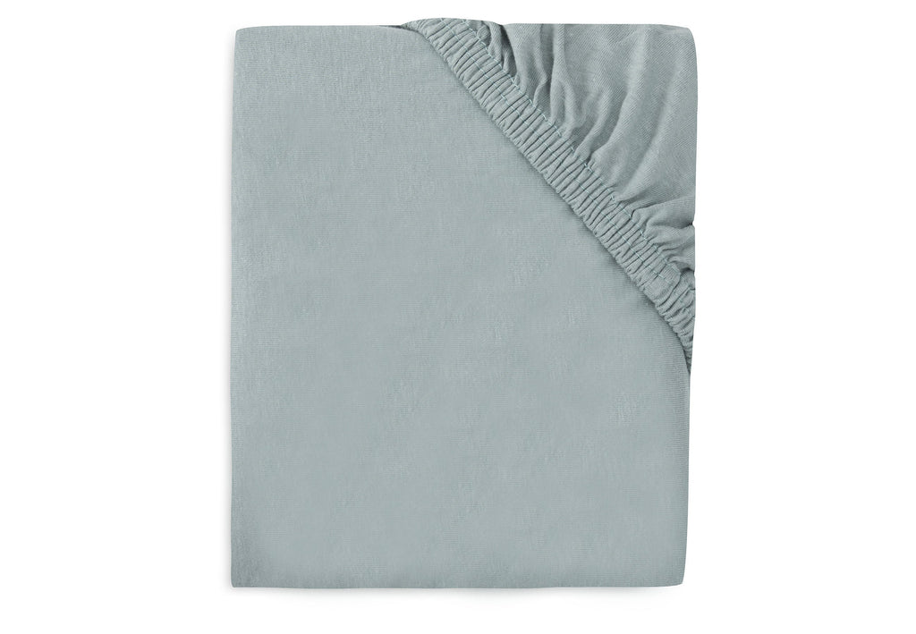 Jollein Fitted Sheet Jersey 40/50x80/90cm Sea Green