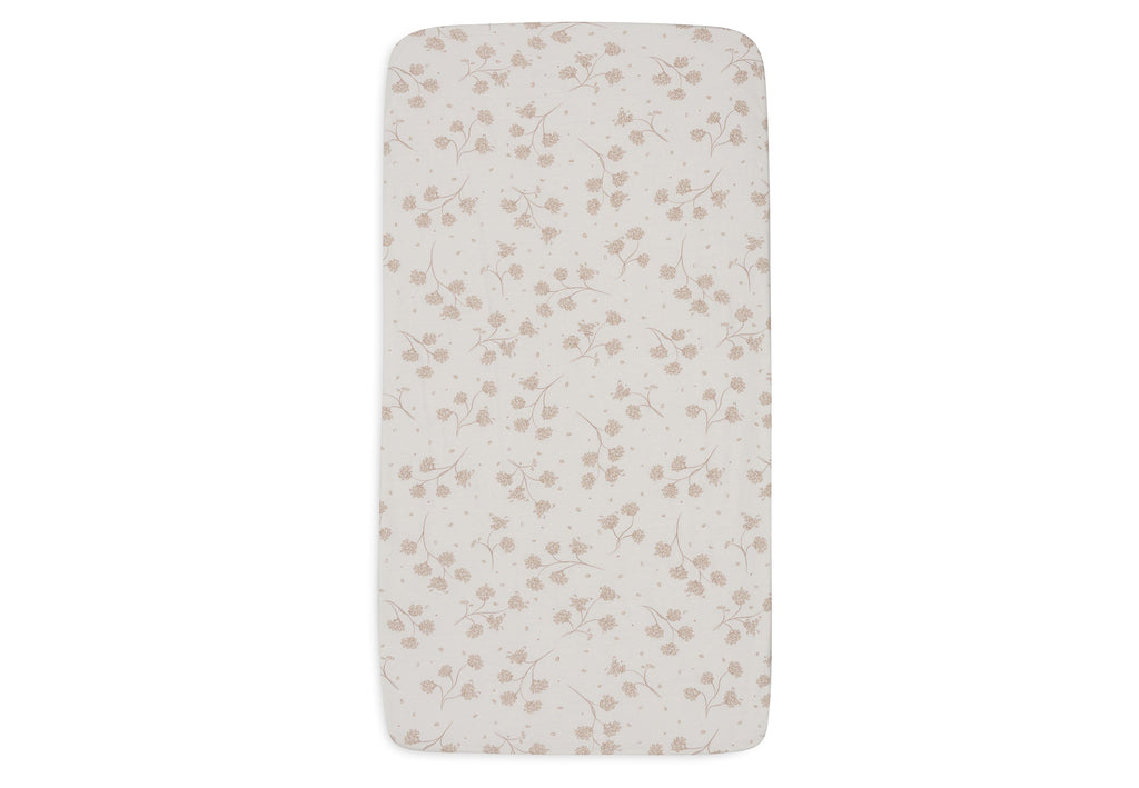 Jollein Jersey Fitted Sheet 40/50x80/90cm | Leafy Dreams