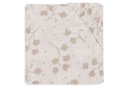 Jollein Jersey Fitted Sheet 40/50x80/90cm | Leafy Dreams