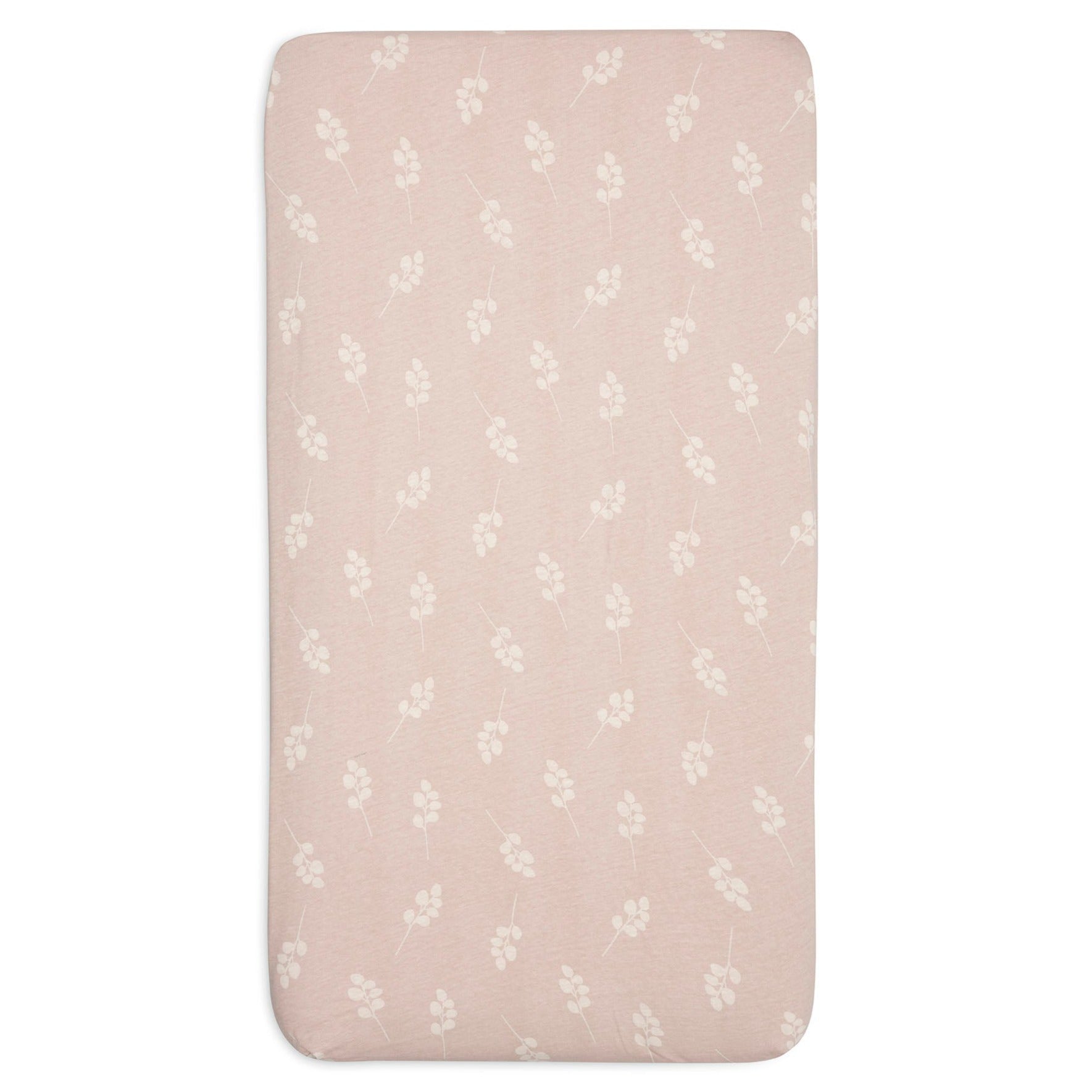 Jollein fitted sheet Jersey 60x120cm | Twig Wild Rose