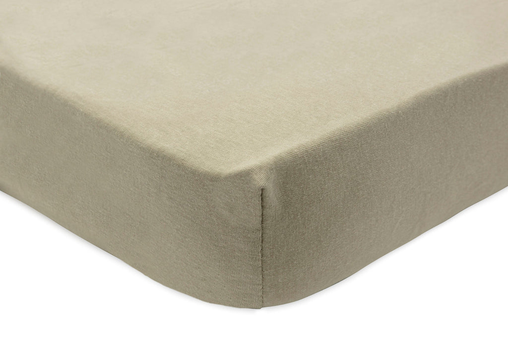 Jollein fitted sheet Jersey 60x120cm | Olive Green