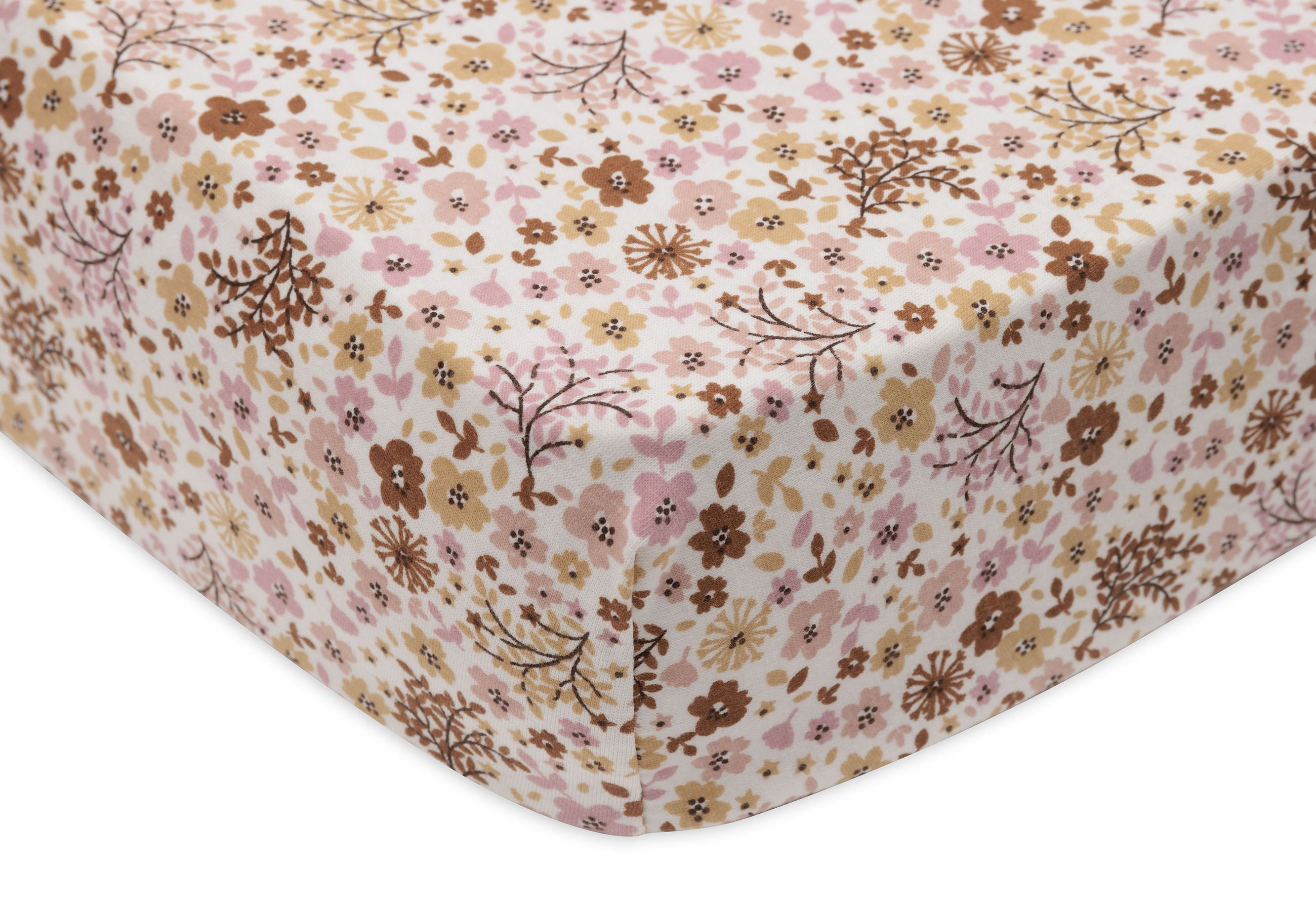 Jollein Jersey Fitted Sheet 60x120cm | Flower Fairies