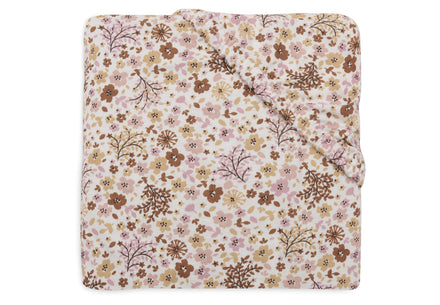 Jollein Jersey Fitted Sheet 60x120cm | Flower Fairies