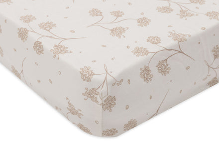 Jollein Jersey Fitted Sheet 60x120cm | Leafy Dreams