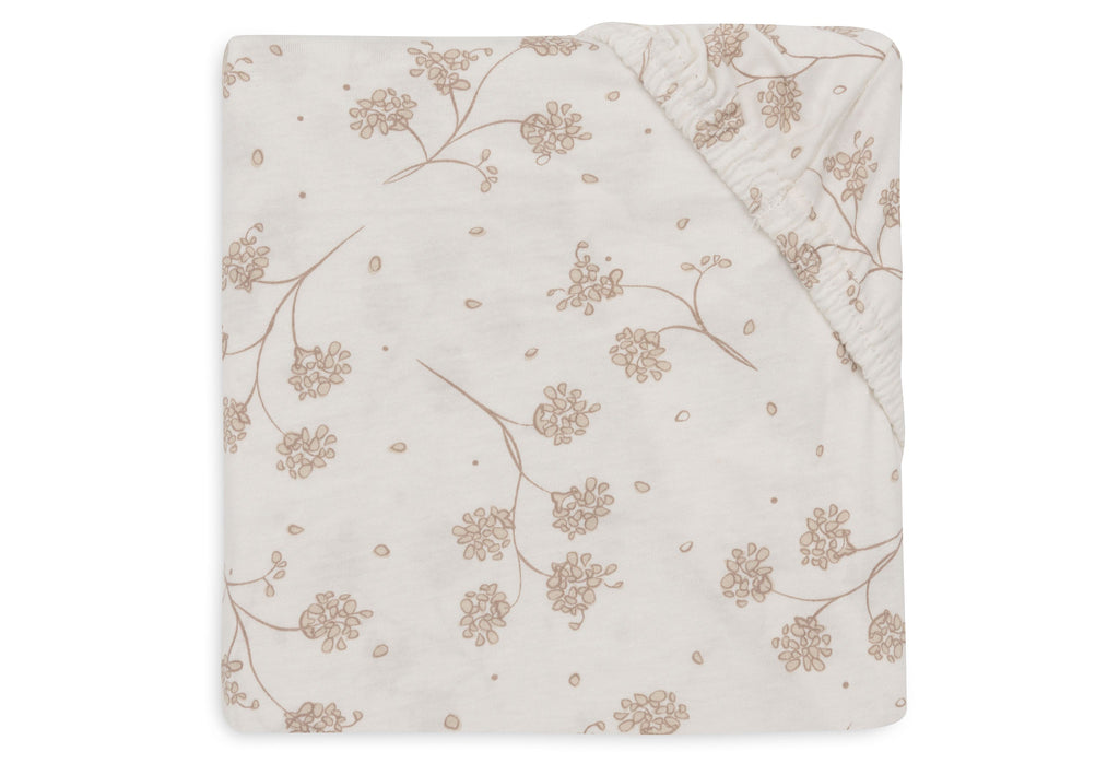 Jollein Jersey Fitted Sheet 60x120cm | Leafy Dreams