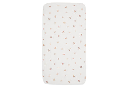 Jollein Jersey Fitted Sheet 60x120cm | Animal Friends