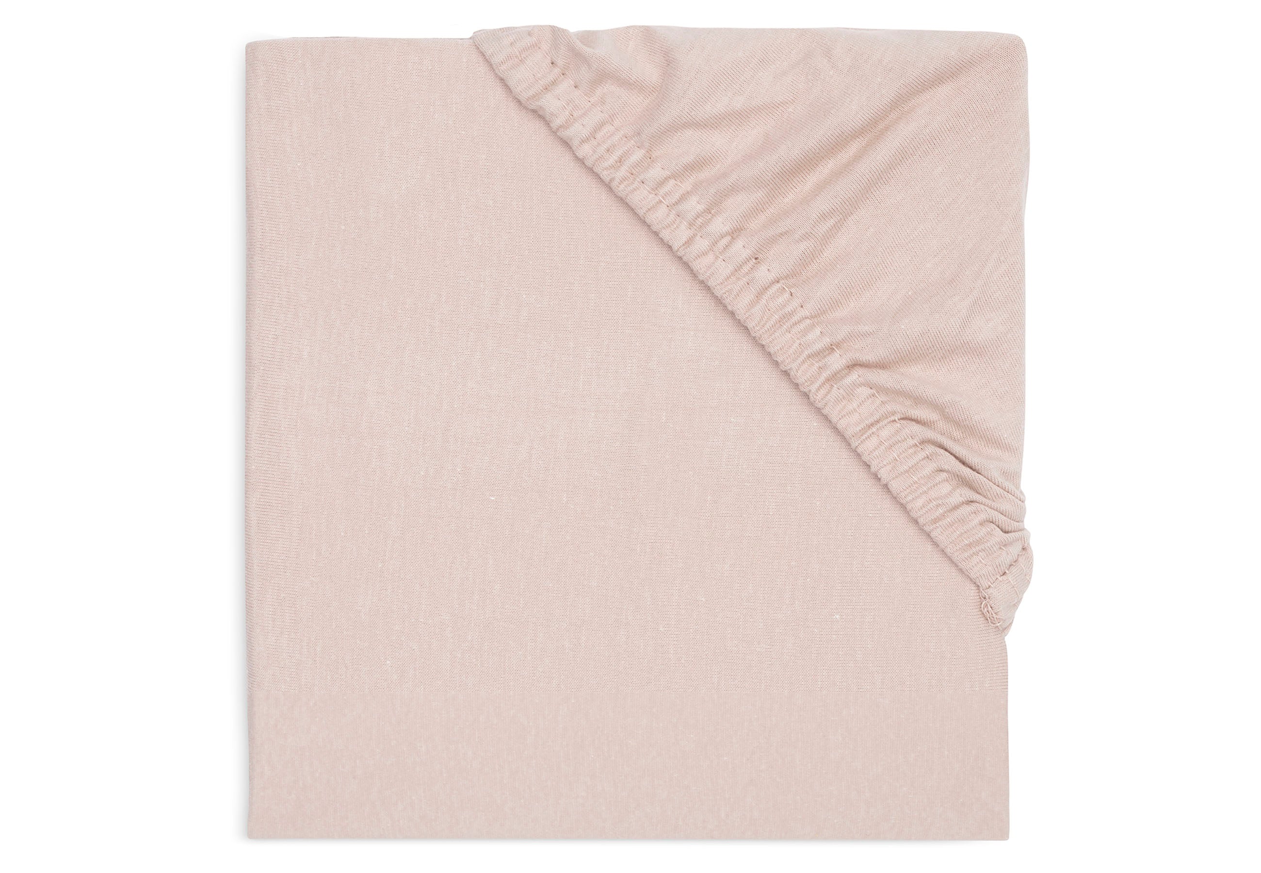 Jollein fitted sheet Jersey Boxmatras 75x95cm | Wild rose