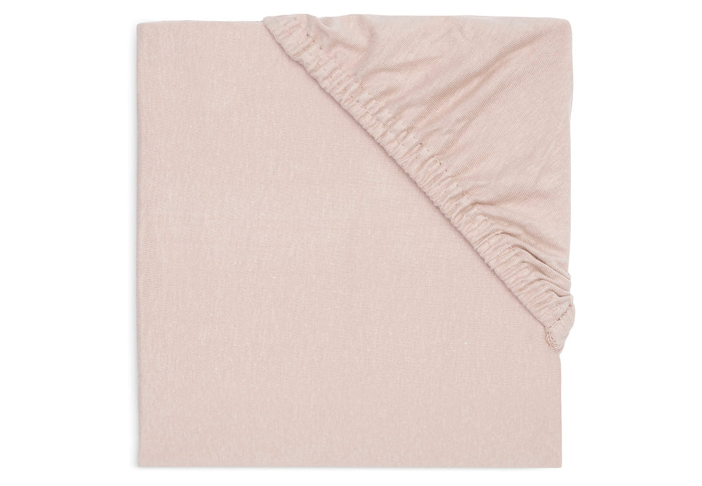 Jollein fitted sheet Jersey Boxmatras 75x95cm | Wild rose