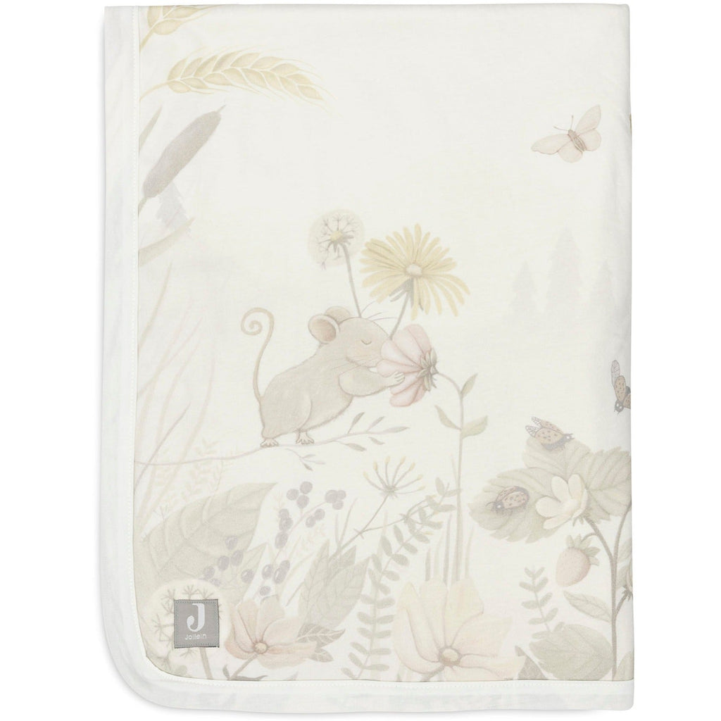 Jollein Crib Blanket 75x100cm | Dreamy Mouse /Velvet Fleece