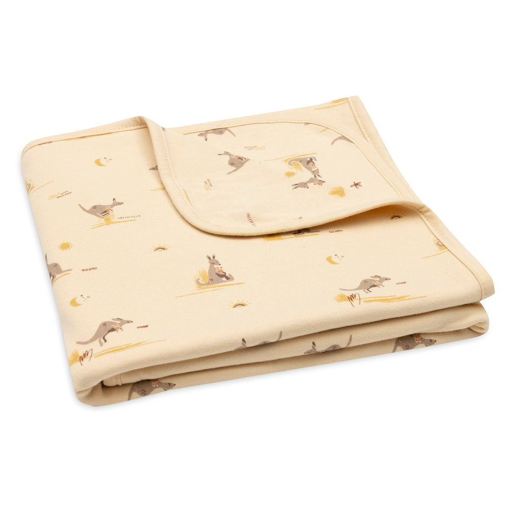 Jollein Blanket Cradle Jersey 75x100cm Kangaroots