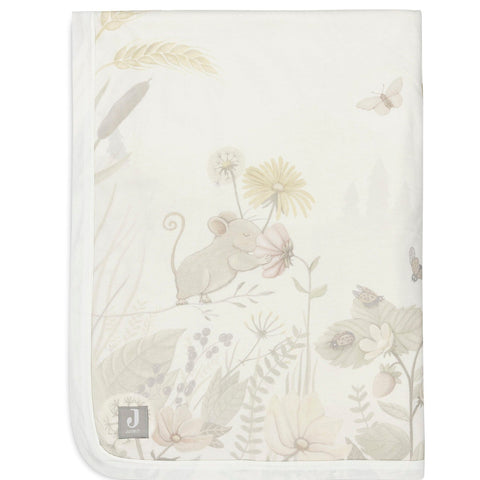 Jollein Crib Blanket 100x150cm | Dreamy Mouse /Velvet Fleece