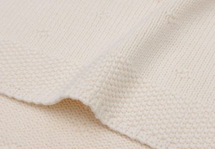 Jollein Crib Blanket 75x100cm Cozy Knit Ivory