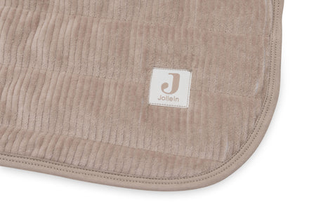 Jollein Blanket Cradle 75x100cm Velvet Rib | Milky Coffee