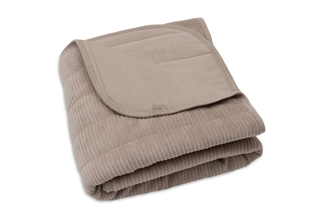 Jollein Blanket Cradle 75x100cm Velvet Rib | Milky Coffee