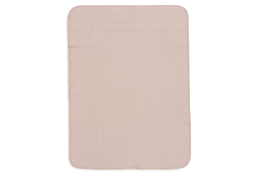 Jollein Blanket Crib 75x100cm Velvet Rib | Wild Rose