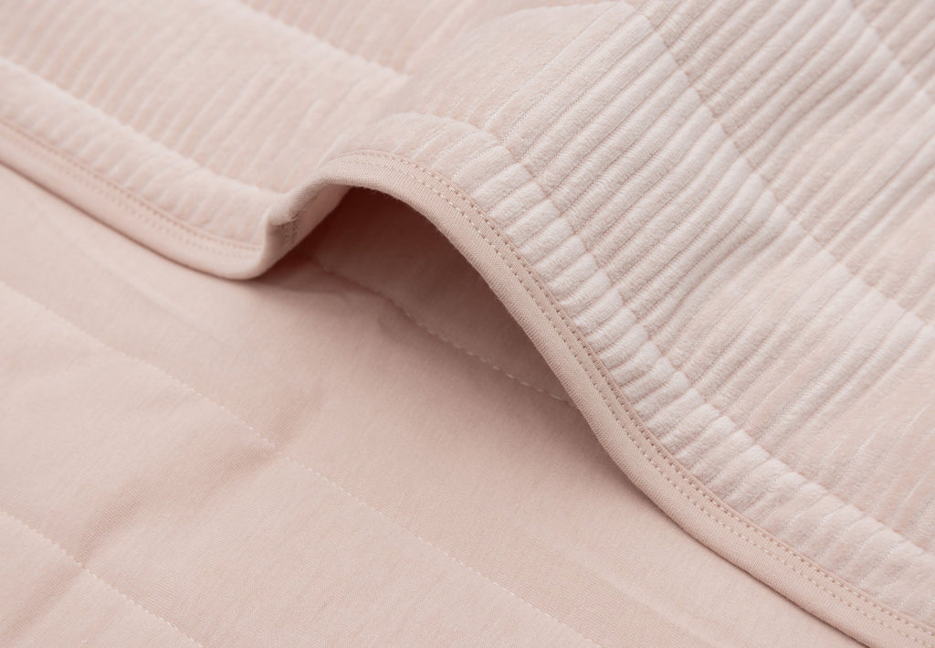 Jollein Blanket Crib 75x100cm Velvet Rib | Wild Rose