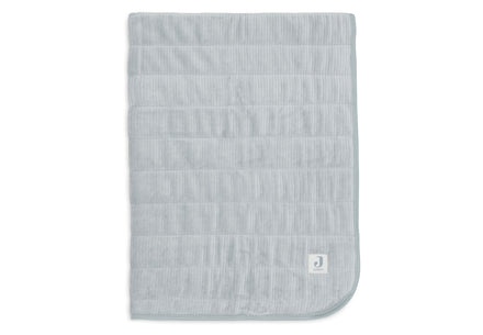 Jollein Blanket Crib 75x100cm Velvet Rib | SeaGreen