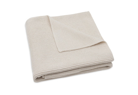 Jollein Blanket Crib 75x100cm Basic Knit | Oatmeal