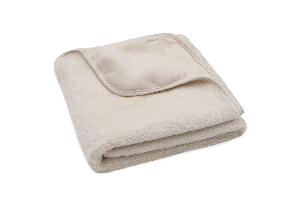 Jollein Blanket Crib 75x100cm Basic Jersey/Sherpa | Oatmeal