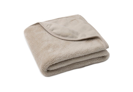 Jollein Blanket Crib 75x100cm Basic Jersey/Sherpa | Hot Sand