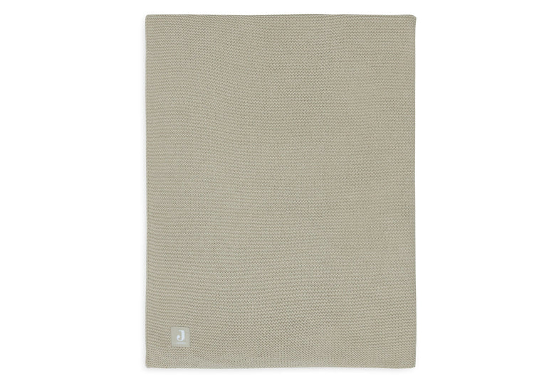 Jollein Crib Blanket 100x150cm | Basic Knit Olive Green