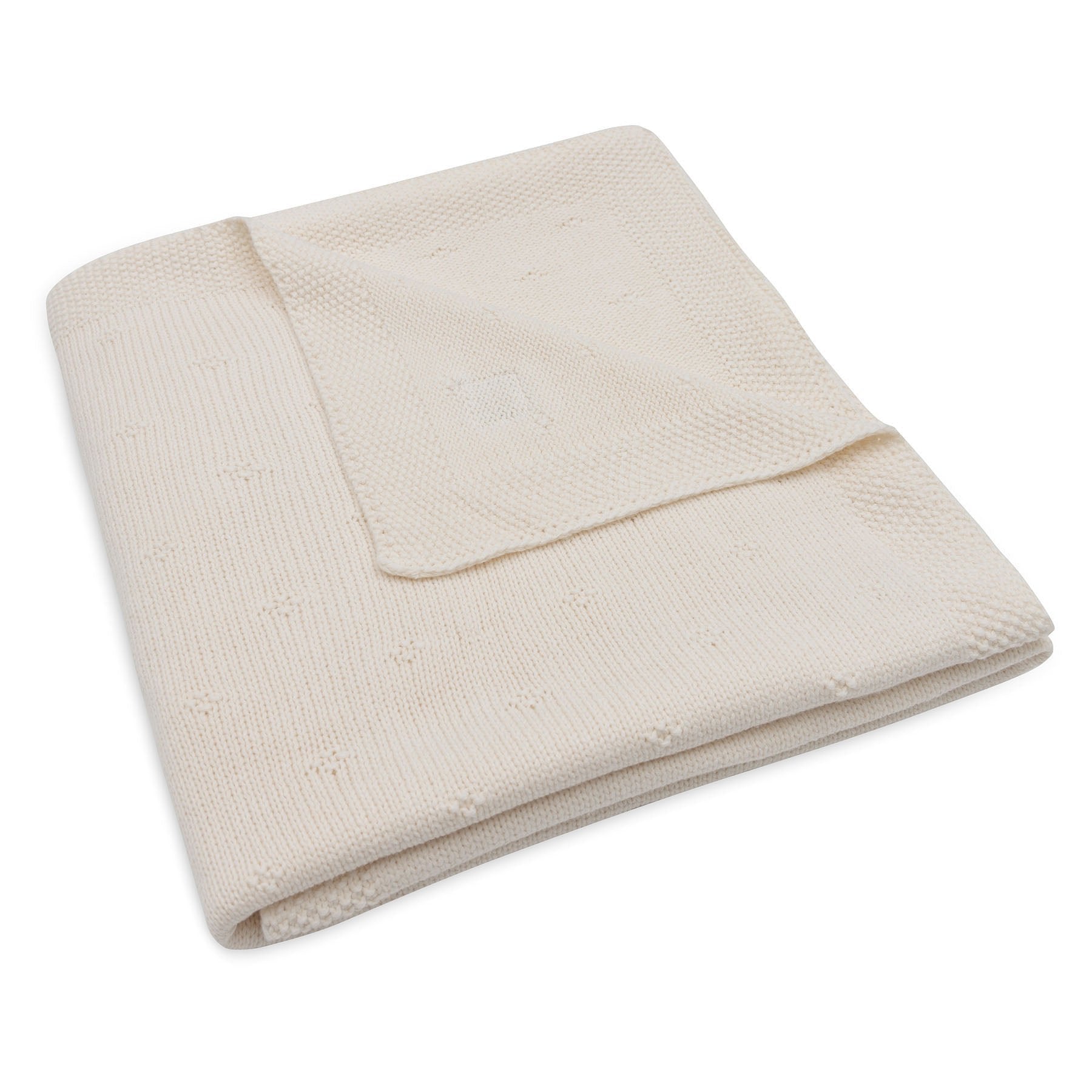 Jollein Crib Blanket 100x150cm Cozy Knit Ivory