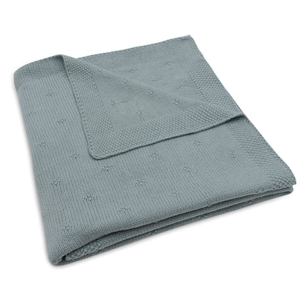 Jollein Crib Blanket 100x150cm Cozy Knit Sea Green