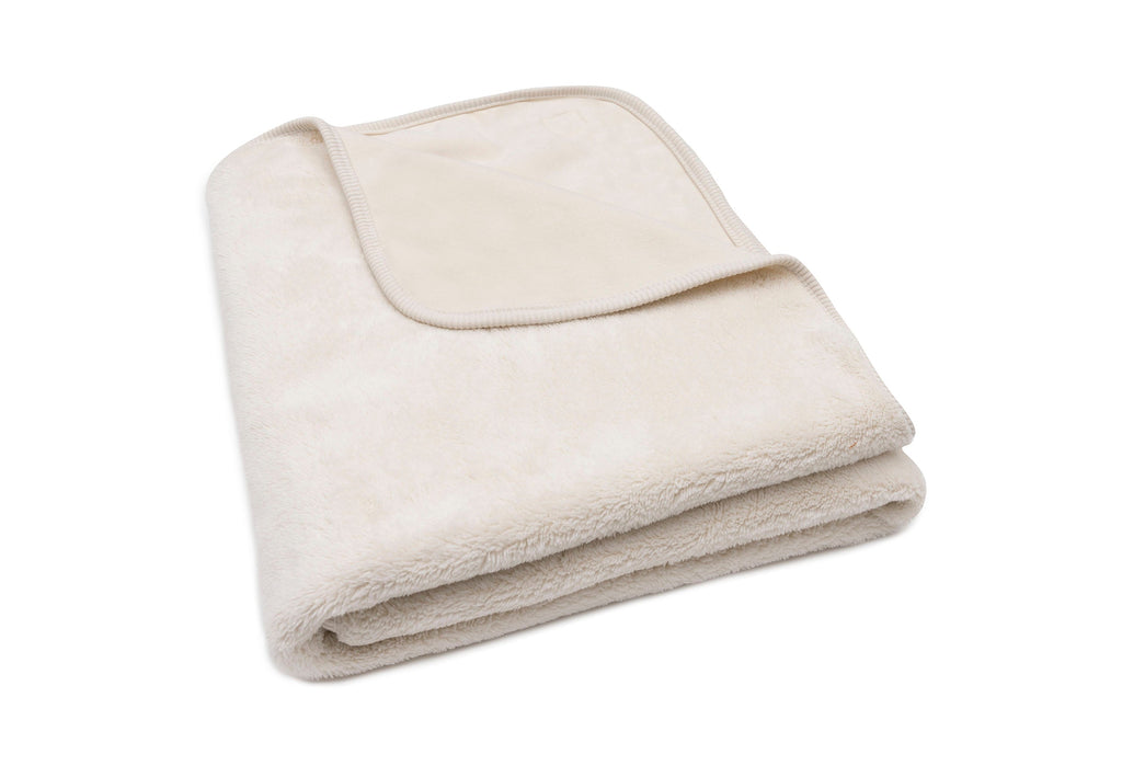 Jollein Blanket Crib 100x150cm Basic Jersey/Sherpa | Oatmeal