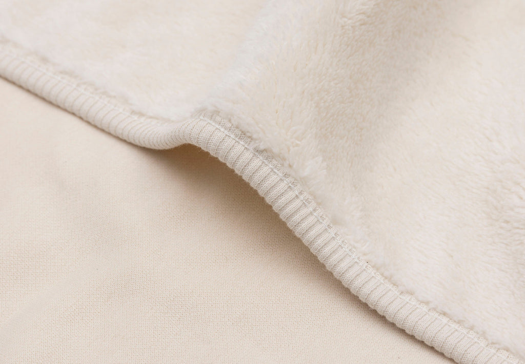 Jollein Blanket Crib 100x150cm Basic Jersey/Sherpa | Oatmeal