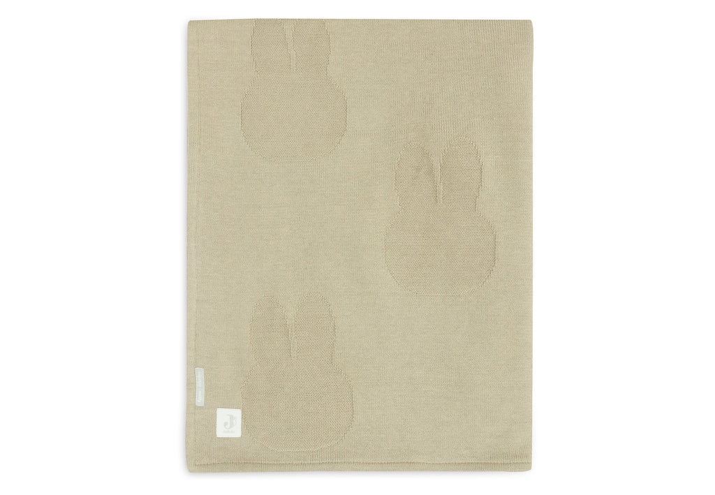 Jollein Blanket Cradle 75x100cm Miffy Tog 1.5 | Olive Green/Coral Fleece