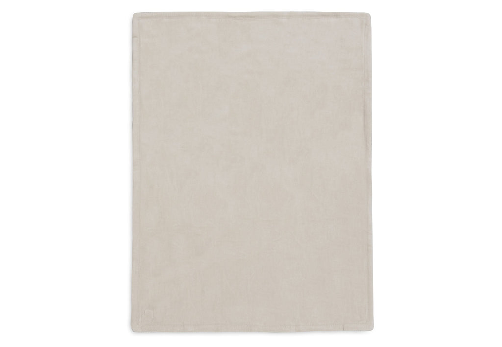 Jollein Blanket Cradle 75x100cm Box Knit | Warm Sand/Velvet | Gots