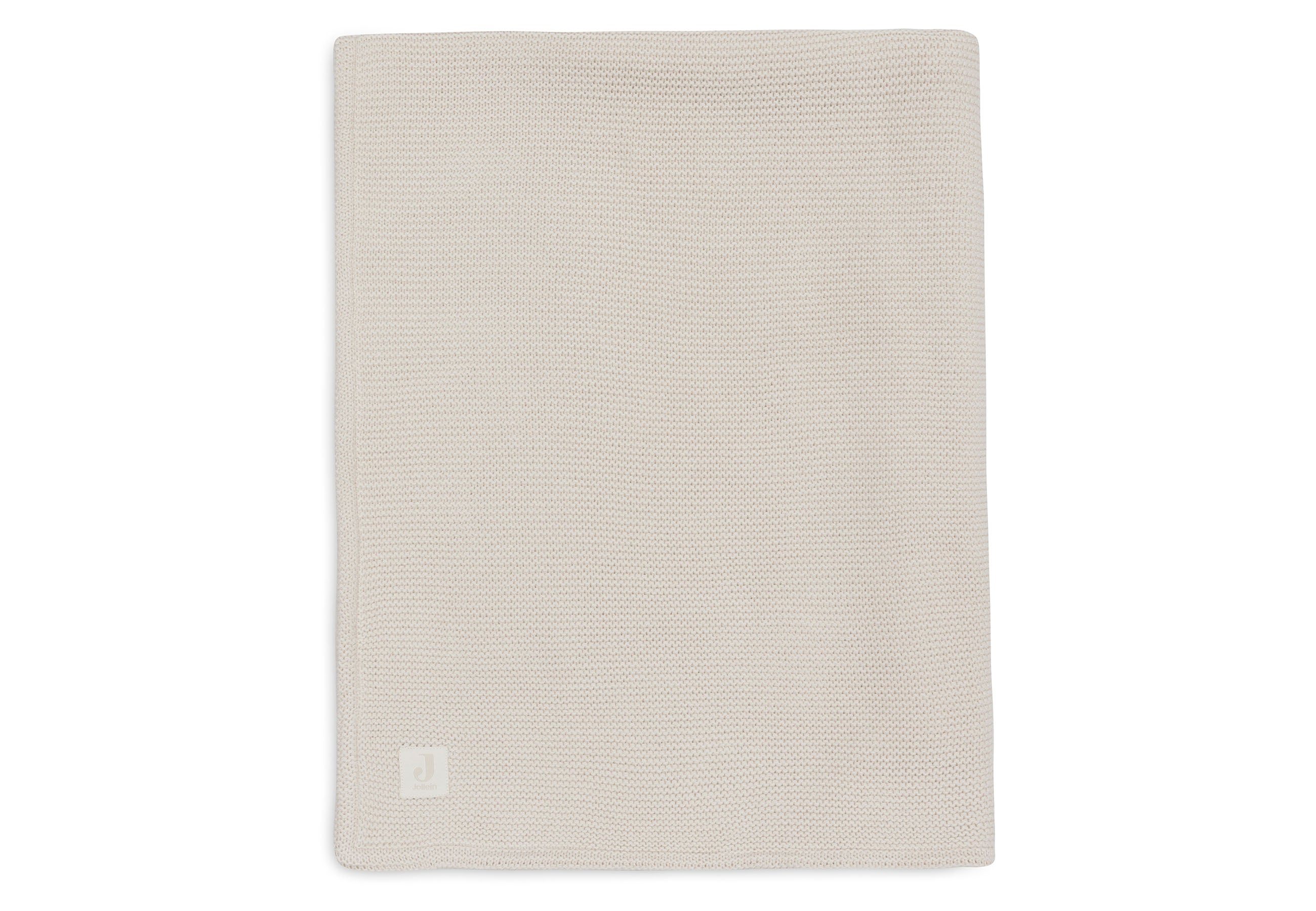 Jollein Cot Blanket 100x150cm Basic Knit | Oatmeal/Velvet