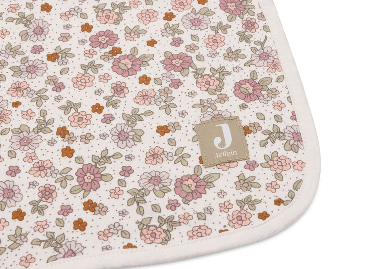 Jollein Blanket Crib Jersey 75x100cm | Retro Flowers