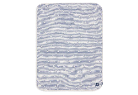 Jollein Blanket Hydrophile cradle 75x100cm | Miffy Stripe Navy