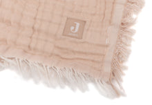 Jollein Blanket Crib 75x100cm | Fringe Moonstone/Ivory Gots