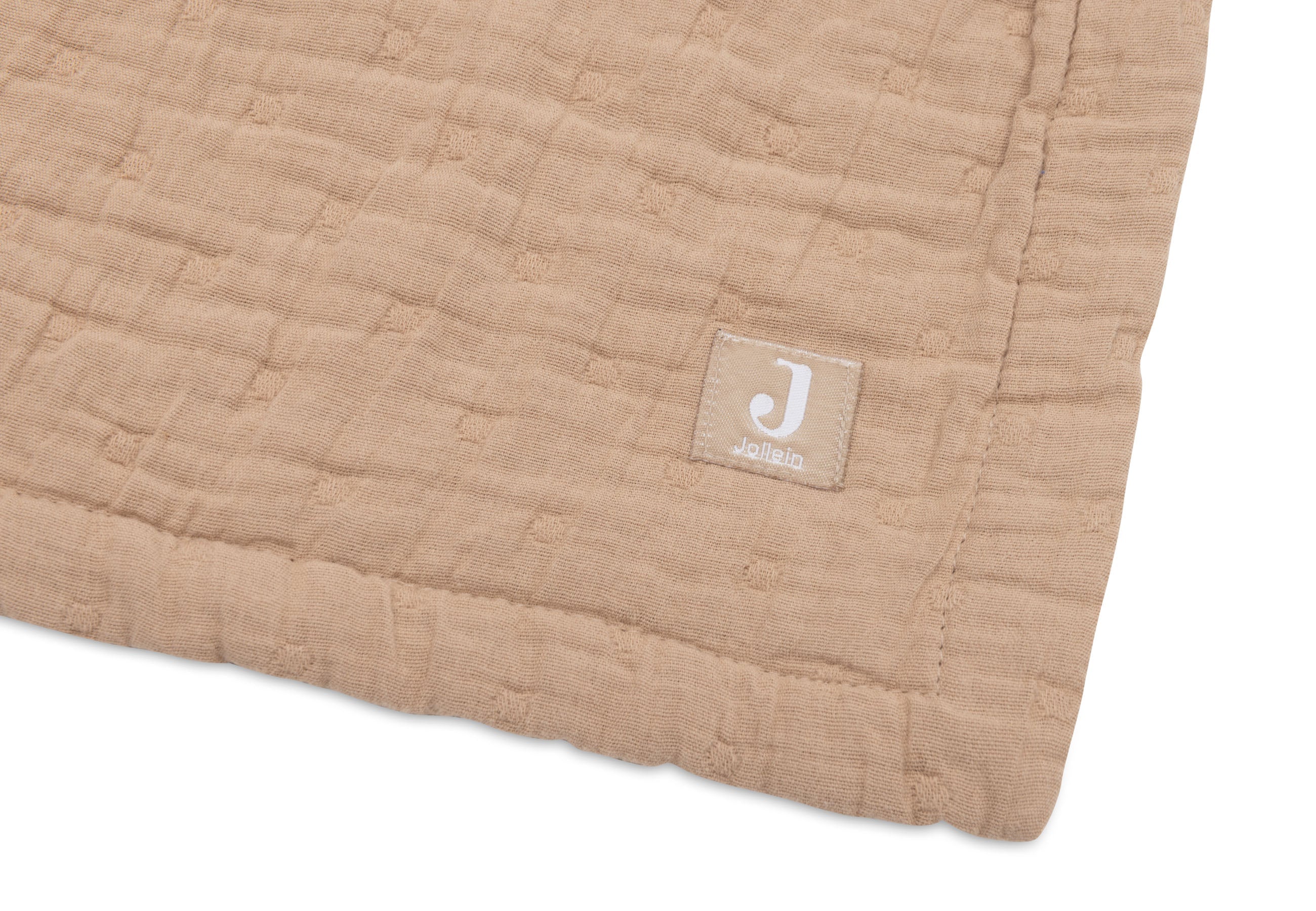 Jollein Blanket Hydrophilic 75x100cm Jacquard Biscuit Gots