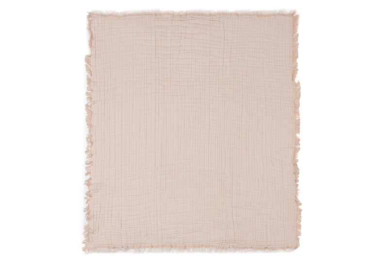 Jollein Blanket Cot 120x120cm | Fringe Moonstone/Ivory Gots