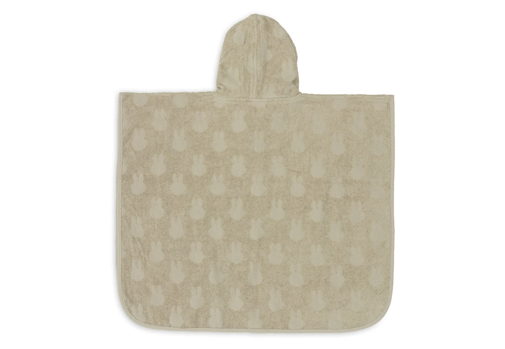 Jollein Bath Poncho terry cloth Miffy Jacquard | Olive Green