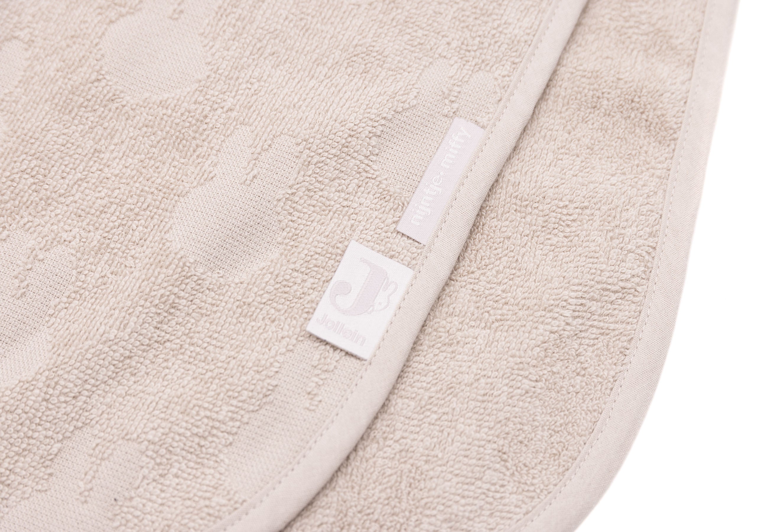 Jollein Bath Poncho terry cloth Miffy Jacquard | Nougat