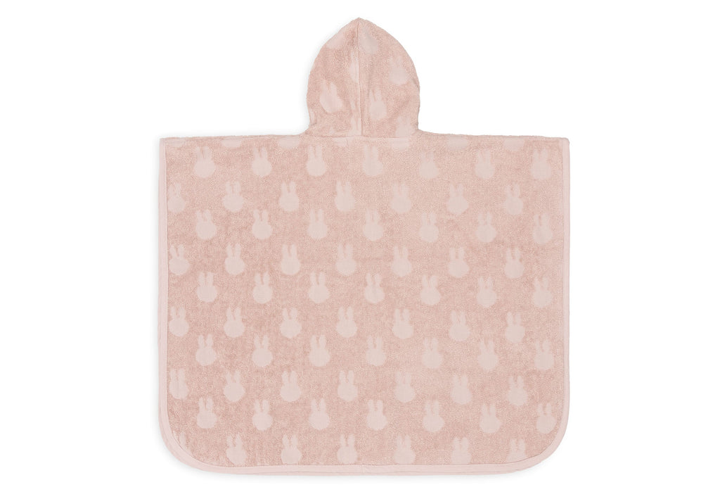 Jollein Bath Poncho terry cloth Miffy Jacquard | Wild rose