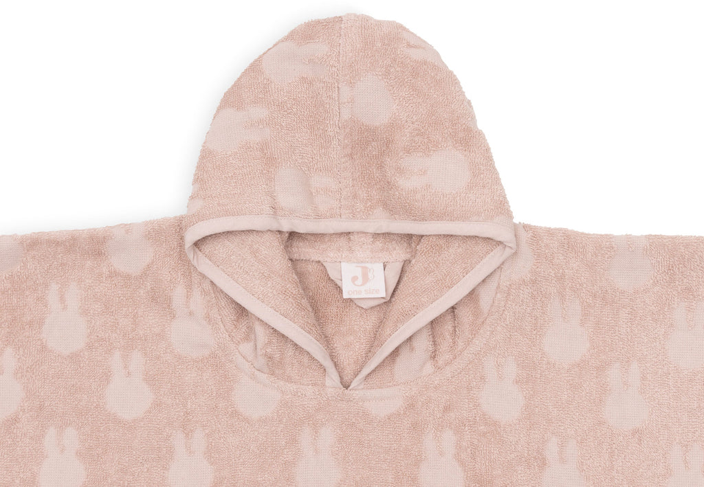 Jollein Bath Poncho terry cloth Miffy Jacquard | Wild rose