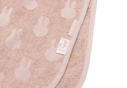 Jollein Bath Poncho terry cloth Miffy Jacquard | Wild rose