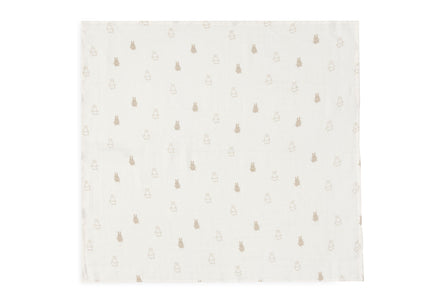 Jollein Hydrophilic cloth Small 70x70cm Happy Miffy | Nougat | 3 pieces