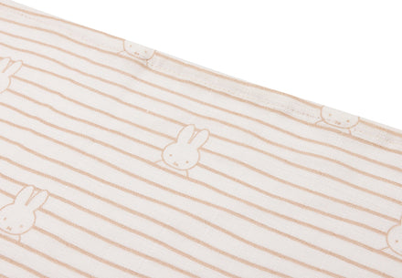 Jollein Hydrophilic cloth Small 70x70cm | Miffy Stripe BiscuIt (3pack)